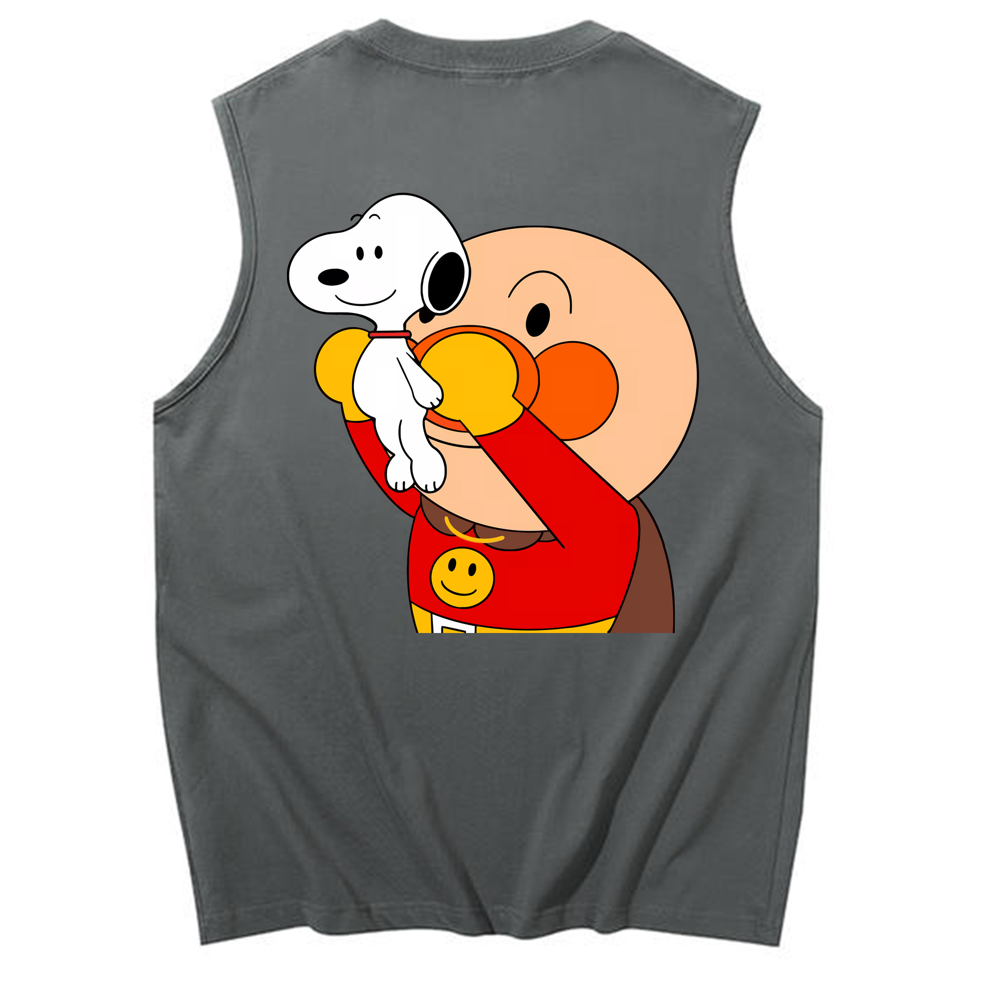 （画像用） アンパンマン Anpanman コットン100％タンクトップ（背面プリント）